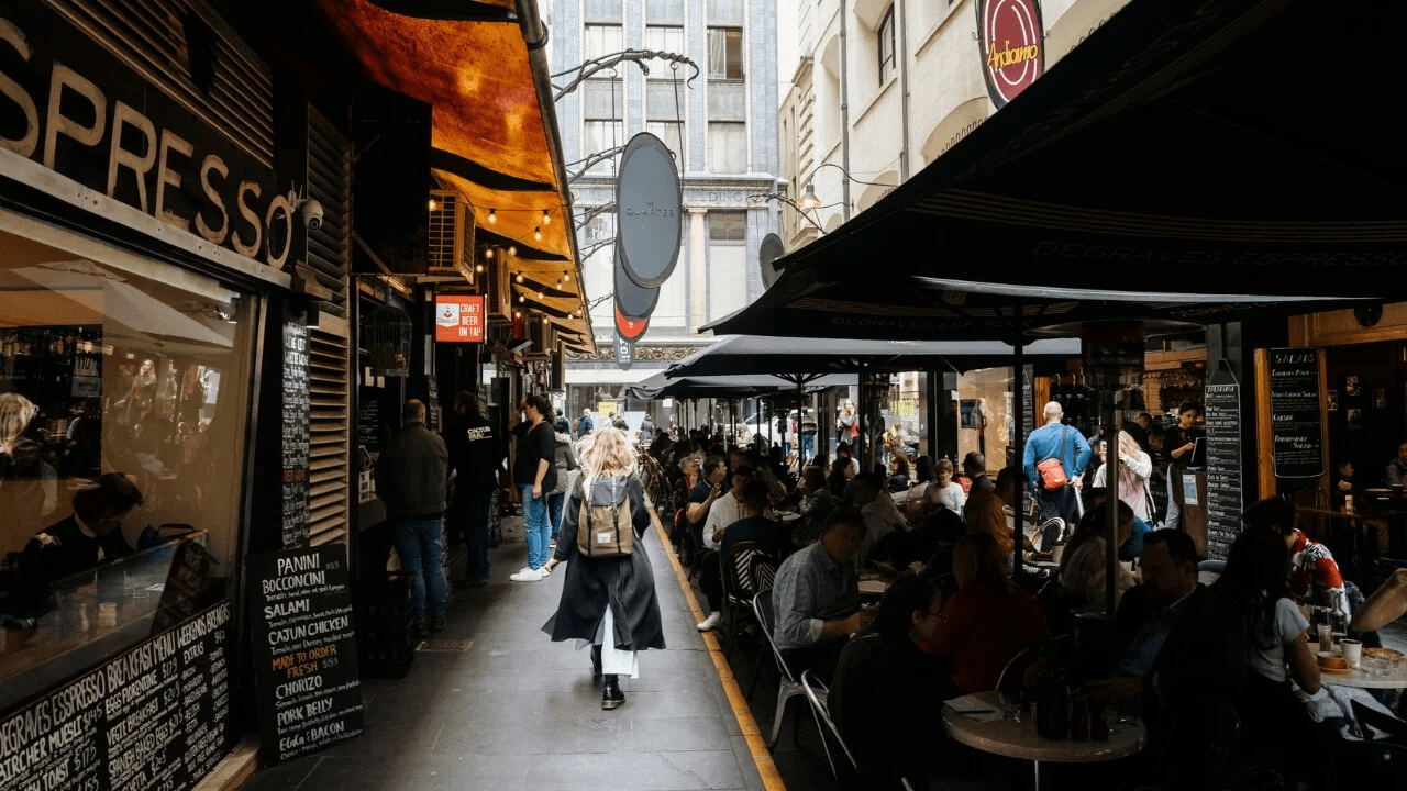 Degraves Street in Melbourne
